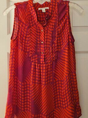 Banana Republic Sleeveless Print Top